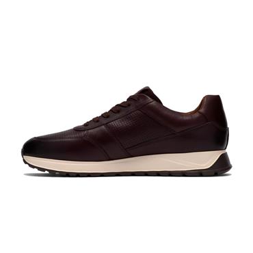 CLARKS RADWELL TIE CASUAL SHOE-Brown
